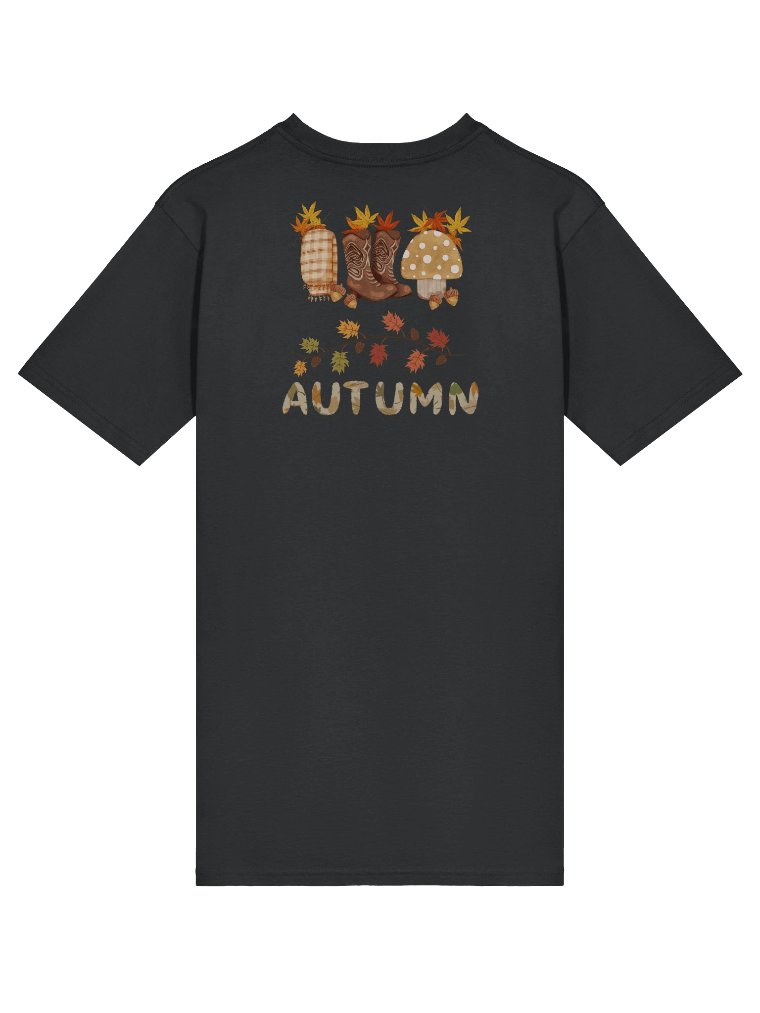 "Casual Autumn T-Shirt with Seasonal Fall Design" product image (22)