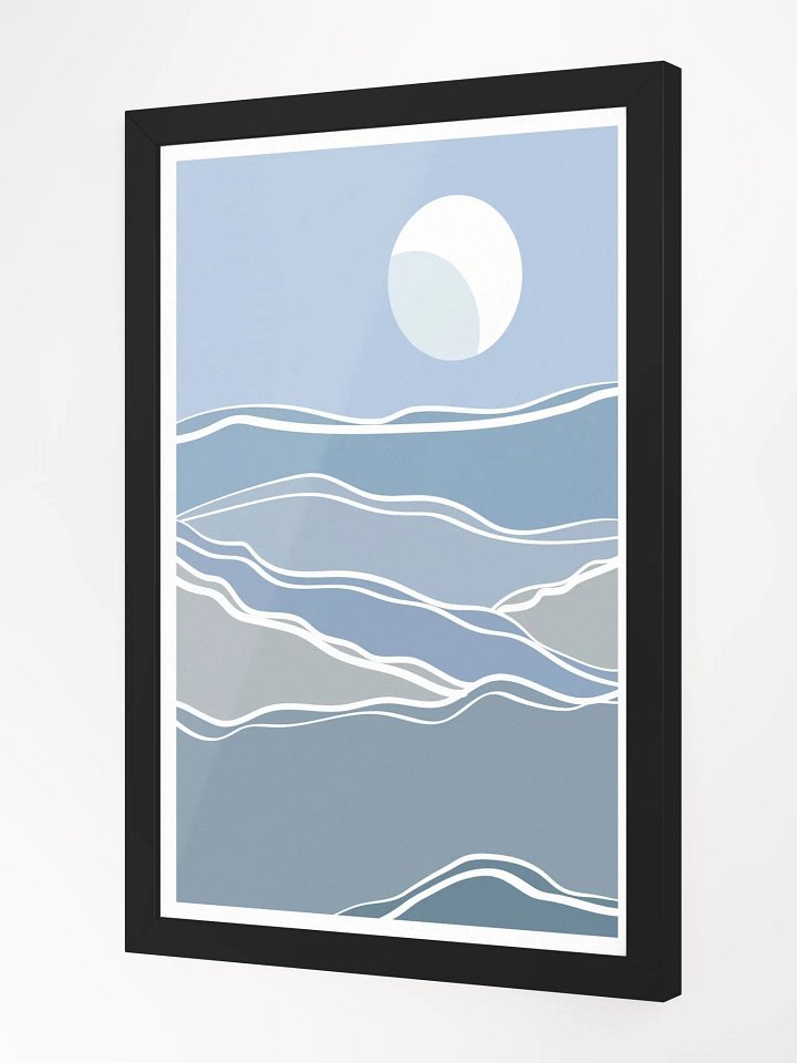 Serenity Waves Framed Poster product image (10)