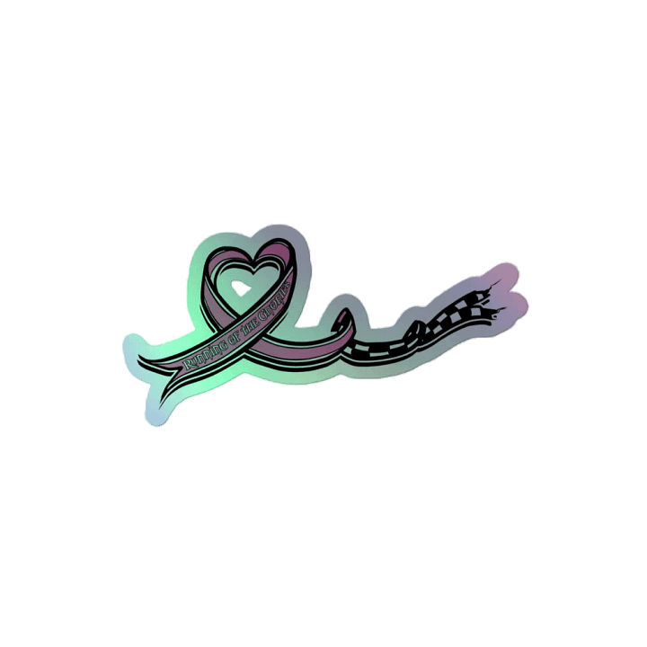 Heart Flag--By Mischi-- Holo Sticker product image (2)