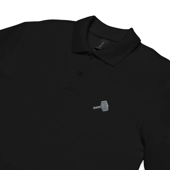 Geometric Hammer Icon Unisex Polo Shirt product image (2)