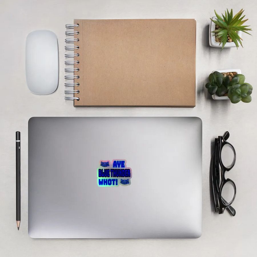 Blue Thunder Holographic Sticker Set product image (13)