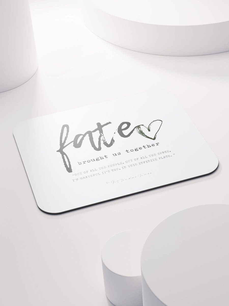 FATE BROUGHT US TOGETHER - Song Title and Lyric Soft Mouse Pad product image (4)
