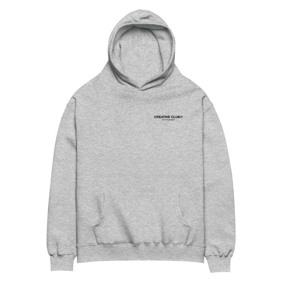 Creative Club Heather Gray Hoodie product image (3)