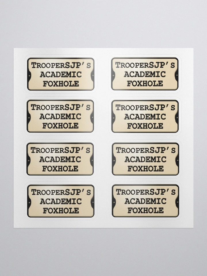 Academic Foxhole Stickers product image (1)