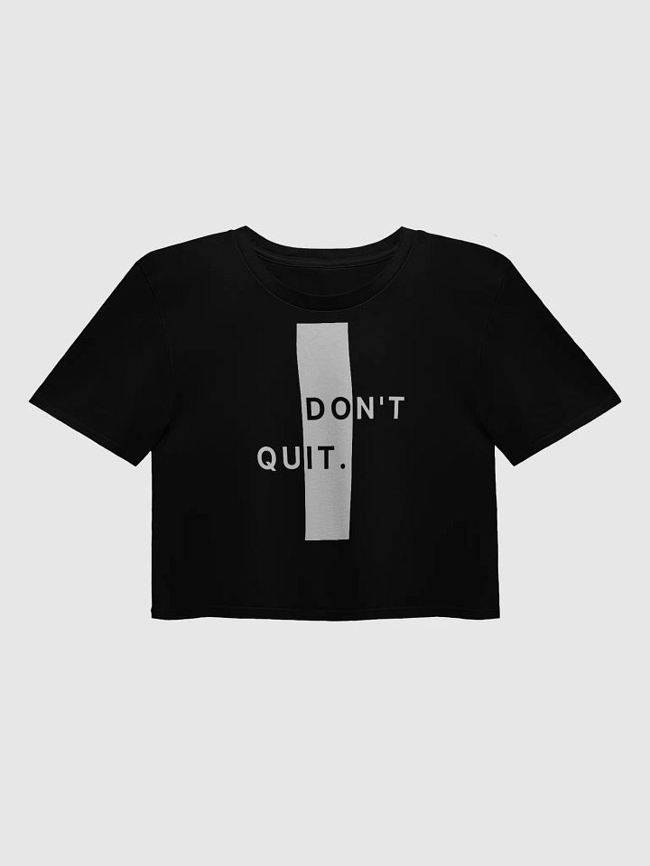 Contrast Motivation Women's Crop Top product image (2)