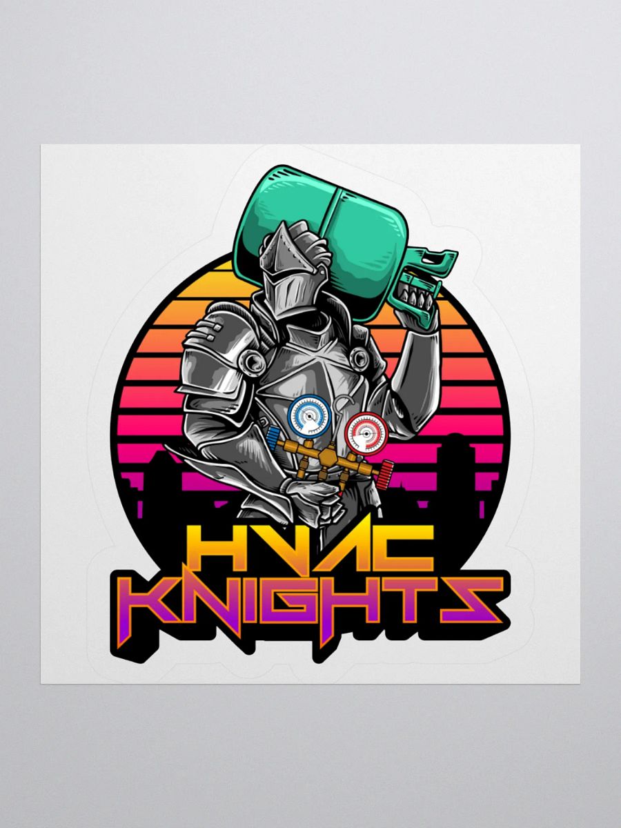 HVAC KNIGHTS Sticker product image (1)