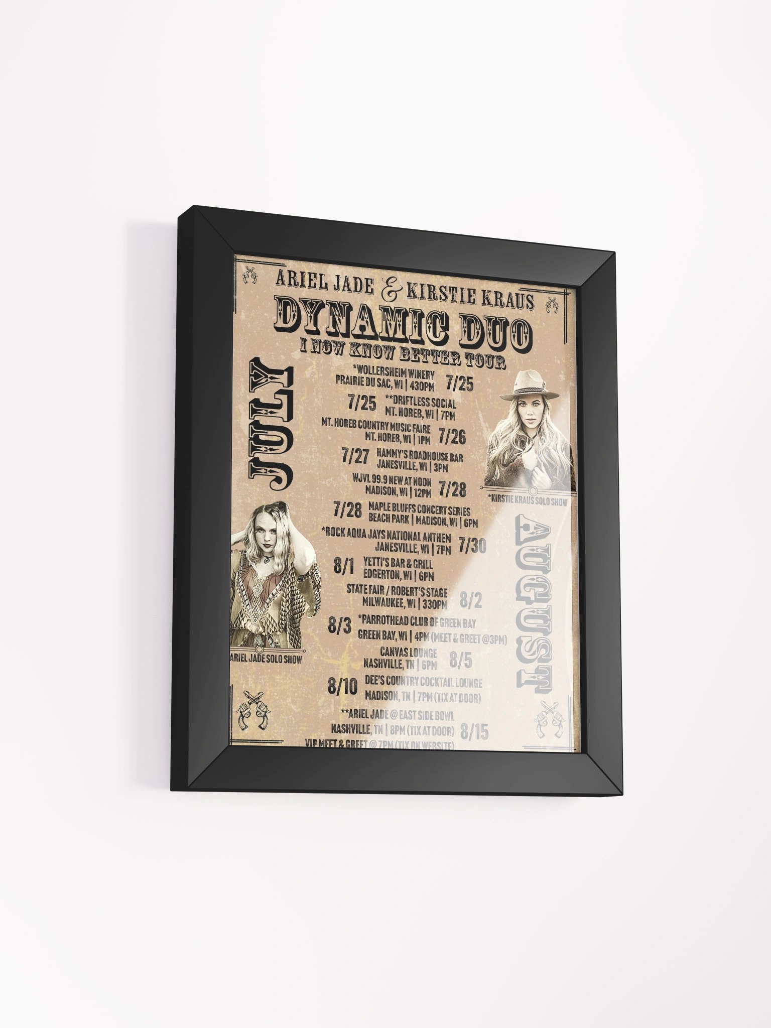 Dynamic Duo Tour Poster (Framed) product image (2)