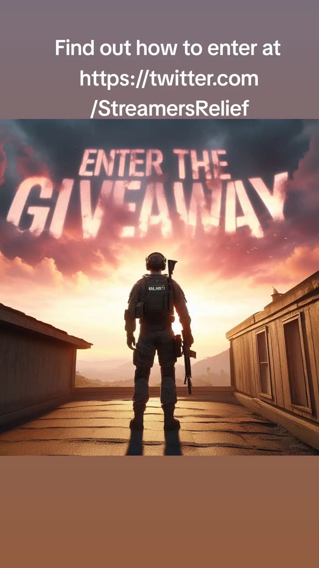 Enter now at https://twitter.com/@StreamersRelief #fyp #giveaway #mw3 #modernwarfare 