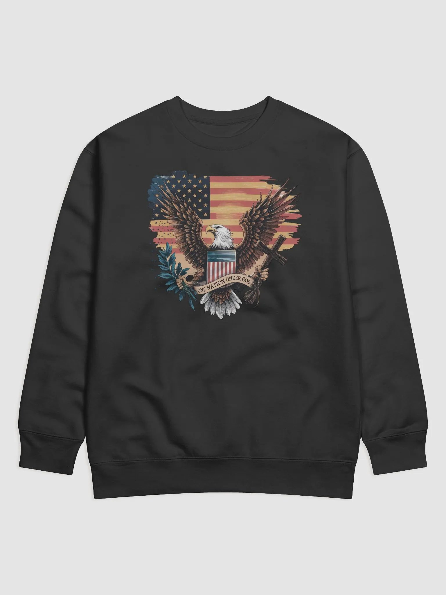 One Nation Under God Premium Sweatshirt product image (1)