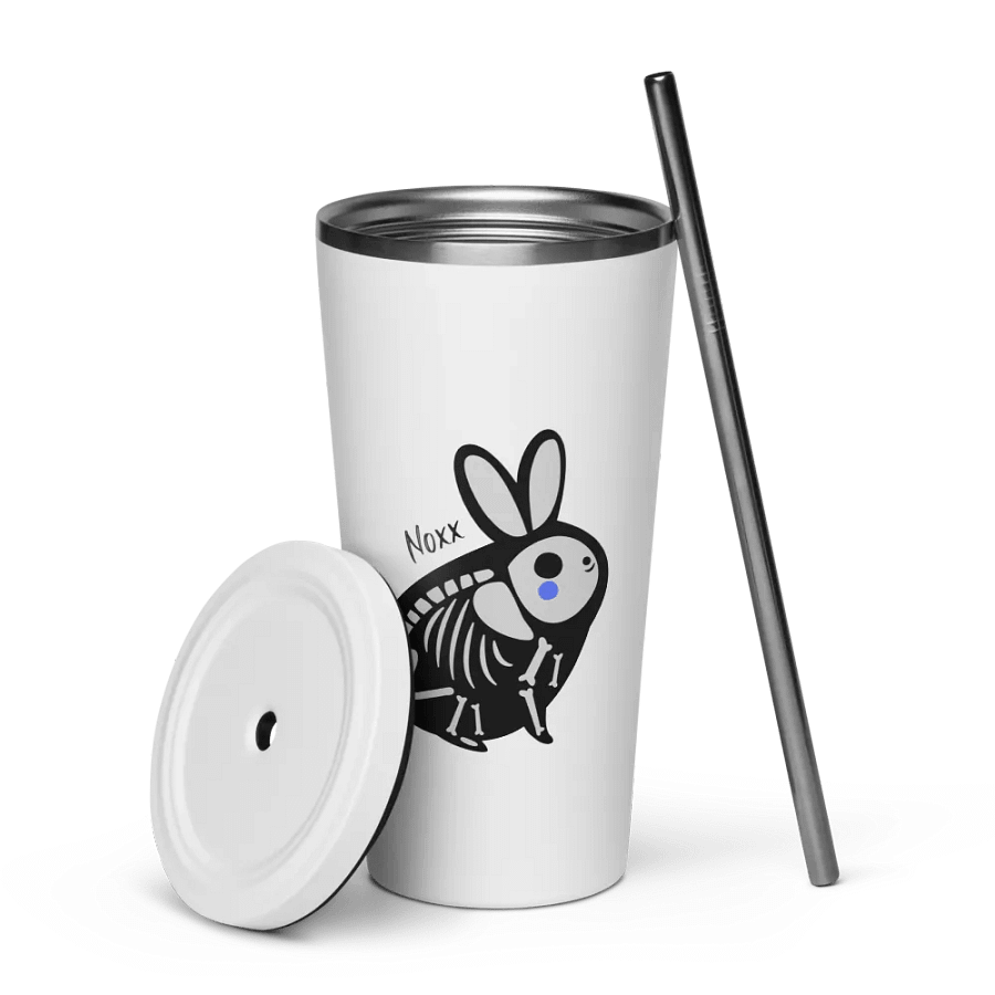 Doom Bunny- Lidded Tumbler with straw product image (5)