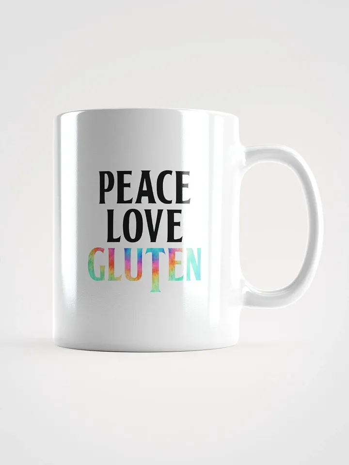 Peace Love Gluten Ceramic Mug product image (1)