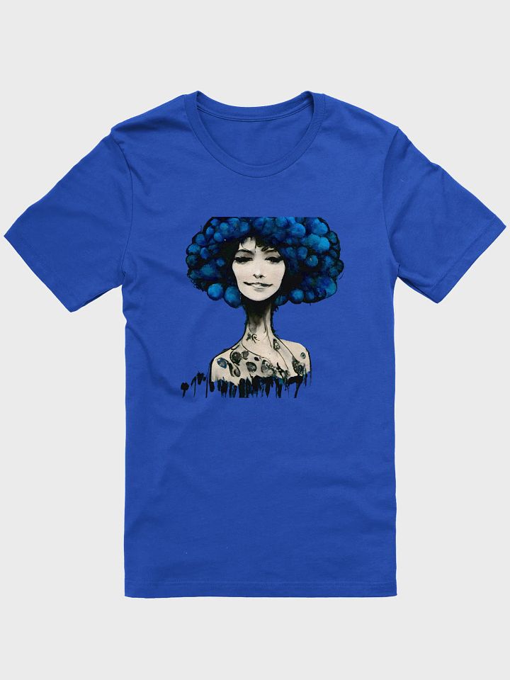 Whimsical Blue Hair Artistic T-Shirt product image (1)