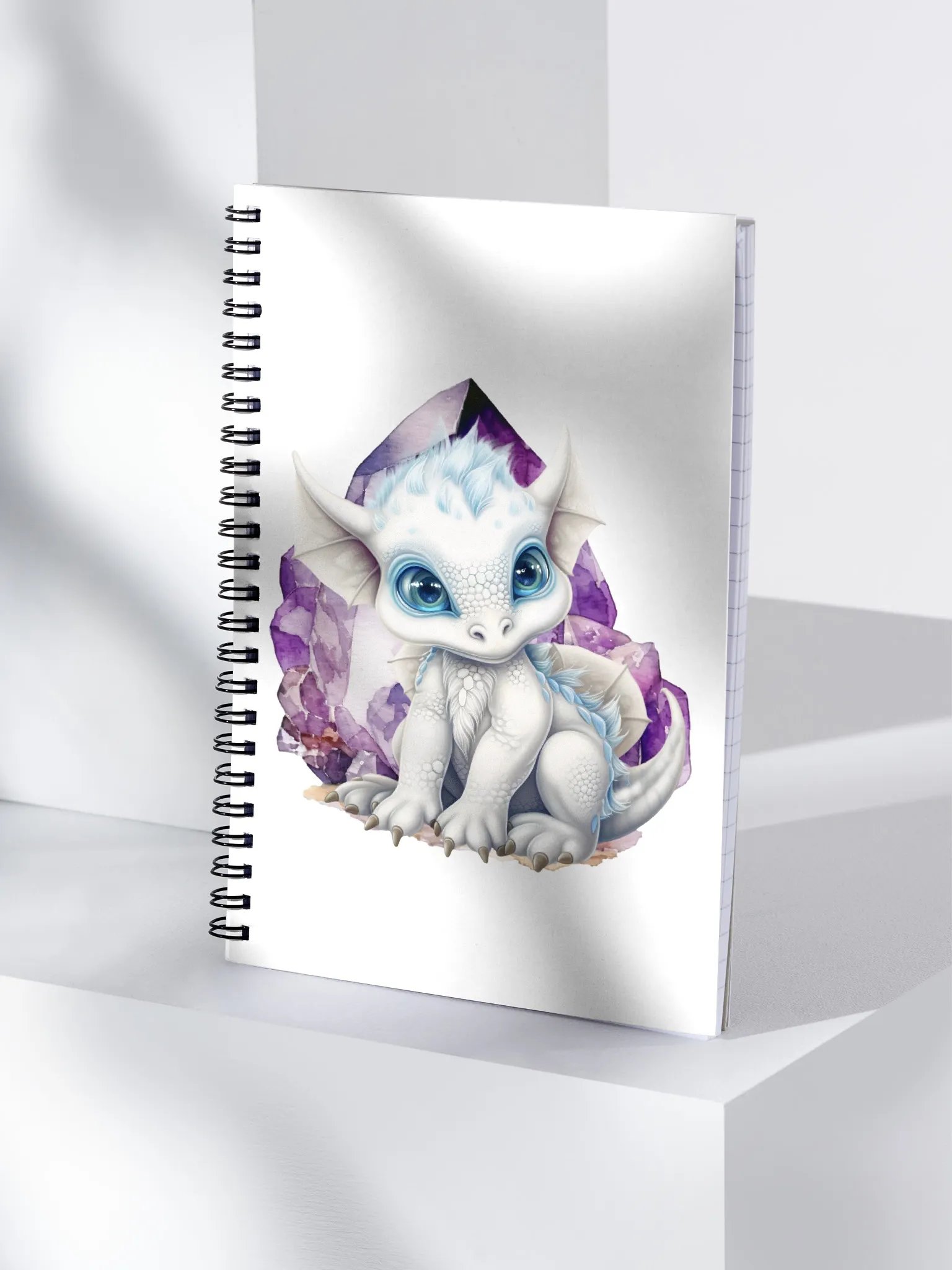 Luminous Crystal Dreams Spiral Notebook product image (4)