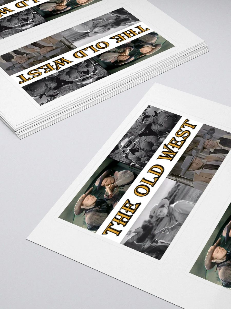 "Turbid" The Old West Collage Sticker Set product image (4)