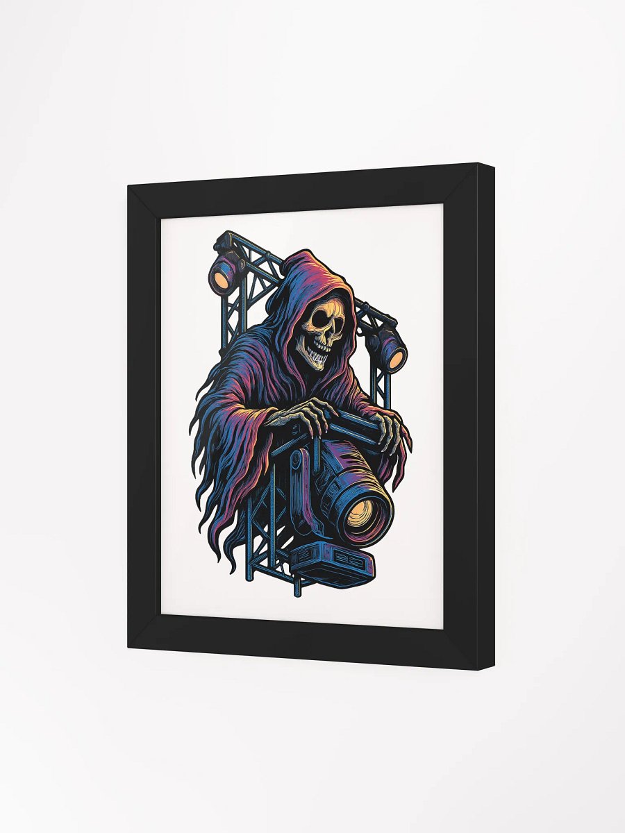 Theatrically Jerry: "Grimm Mover" Grim Reaper Moving Head Light Framed Poster product image (3)