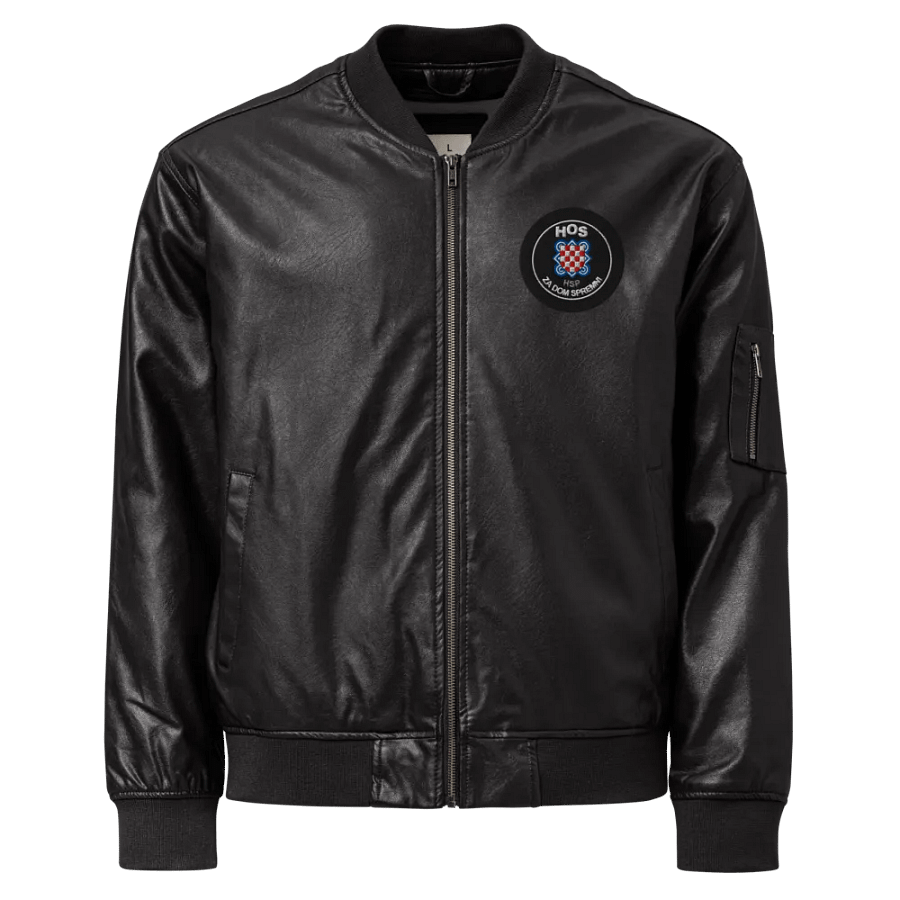 HOS Shield Checkerboard Bomber Jacket product image (1)