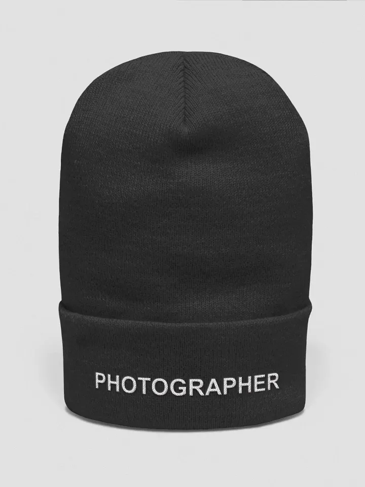 Embroidered Cuffed Beanie (Photographer) product image (2)