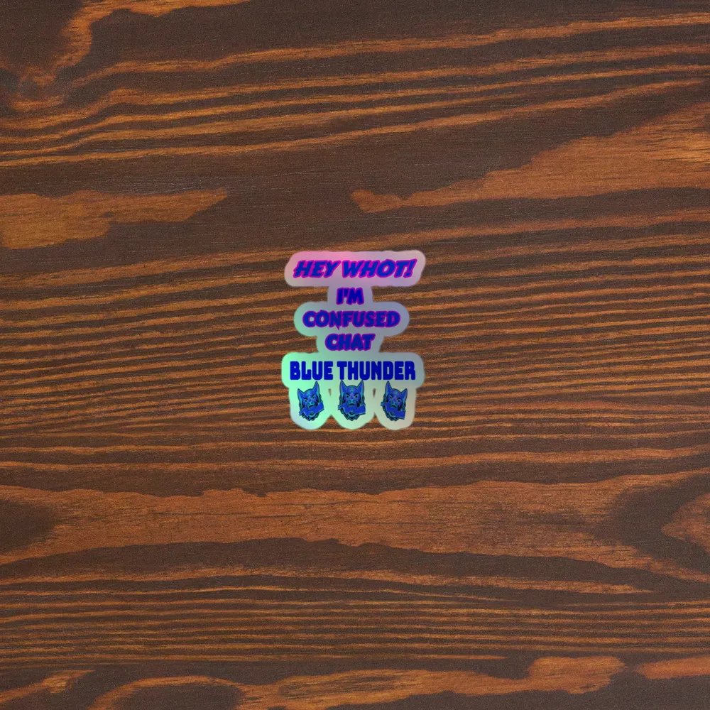 Blue Thunder Digital Glitch Cybernetic Sticker Pack product image (3)