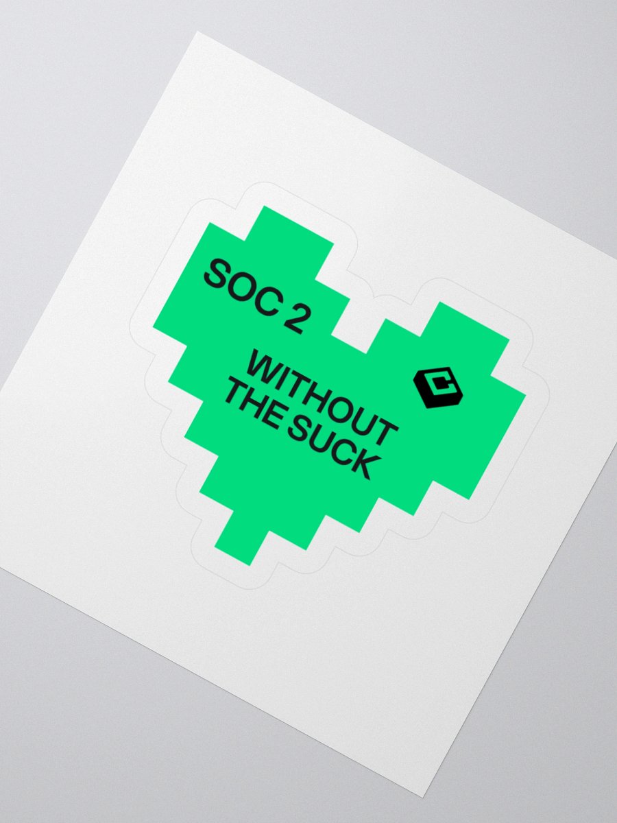SOC 2 Without The Suck Kiss Cut Stickers product image (2)