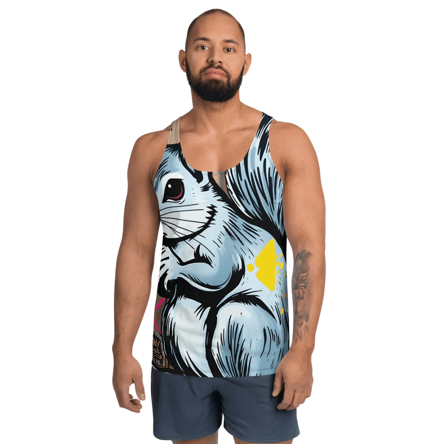 Squirrel Vibes All-Over Tank unisex product image (1)