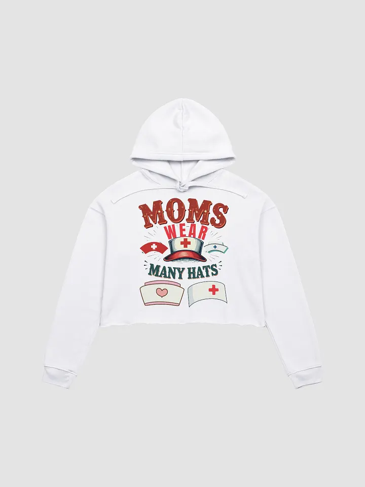 Nurse Hats Crop Hoodie product image (4)