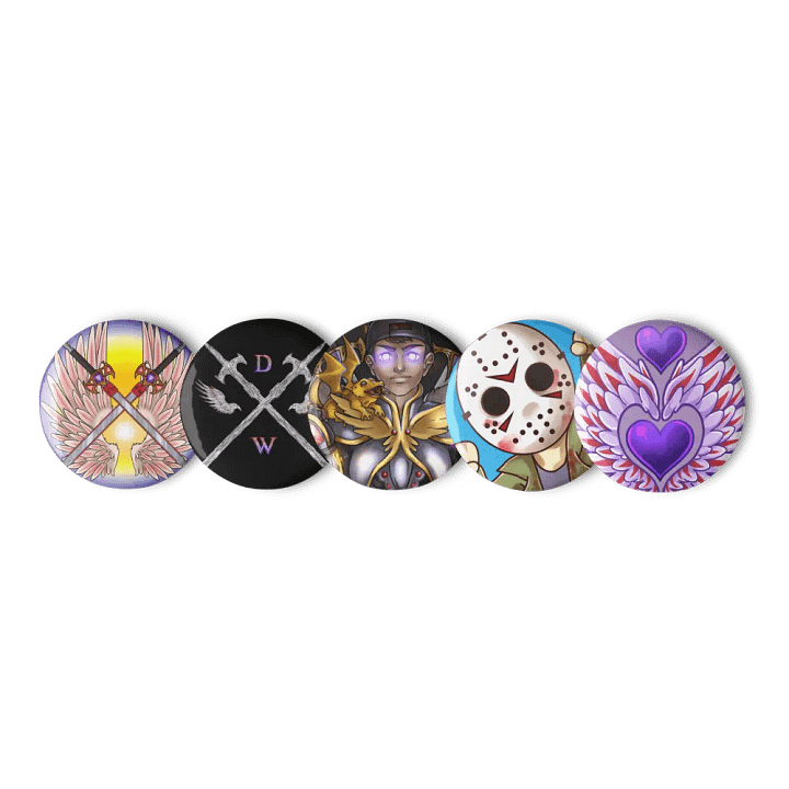 DreamWarrior Logo w/ Classics Button Set product image (2)