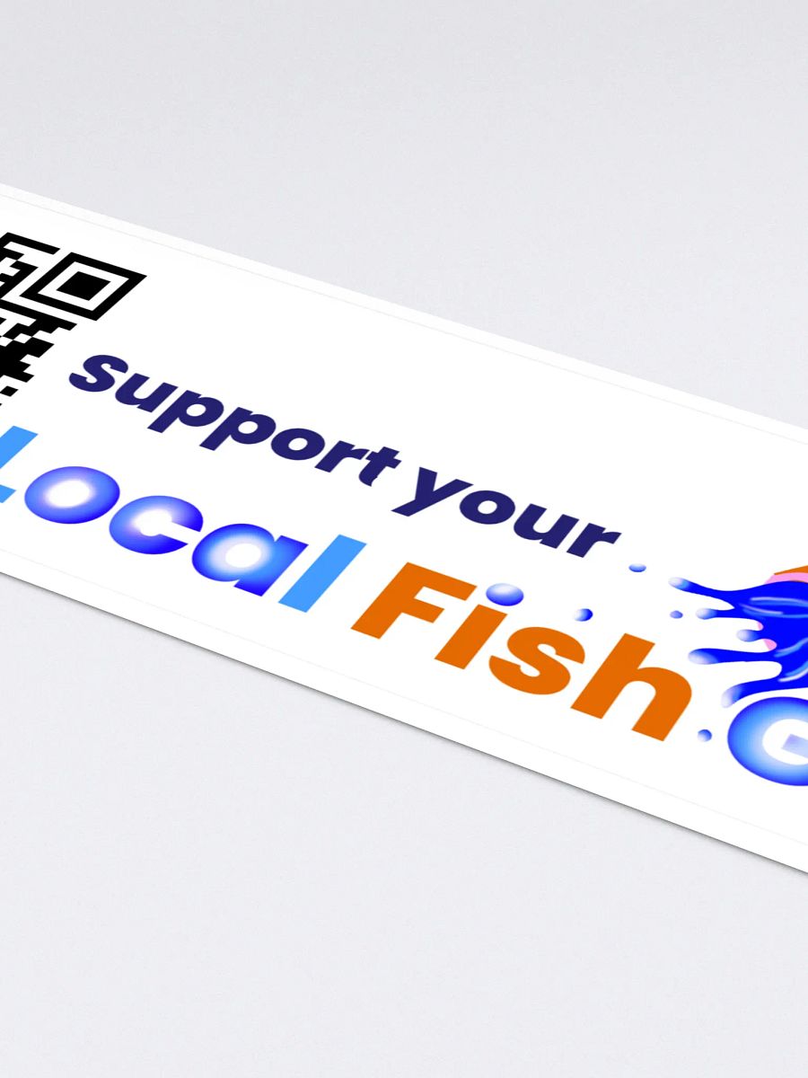 Support Your Local Fish Girl Bumper Sticker product image (4)