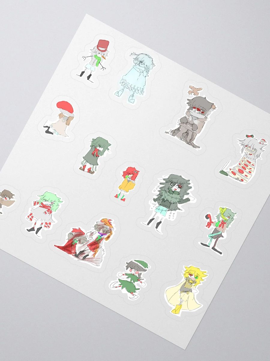 365!! daily character dictionary note christmas stickers product image (2)