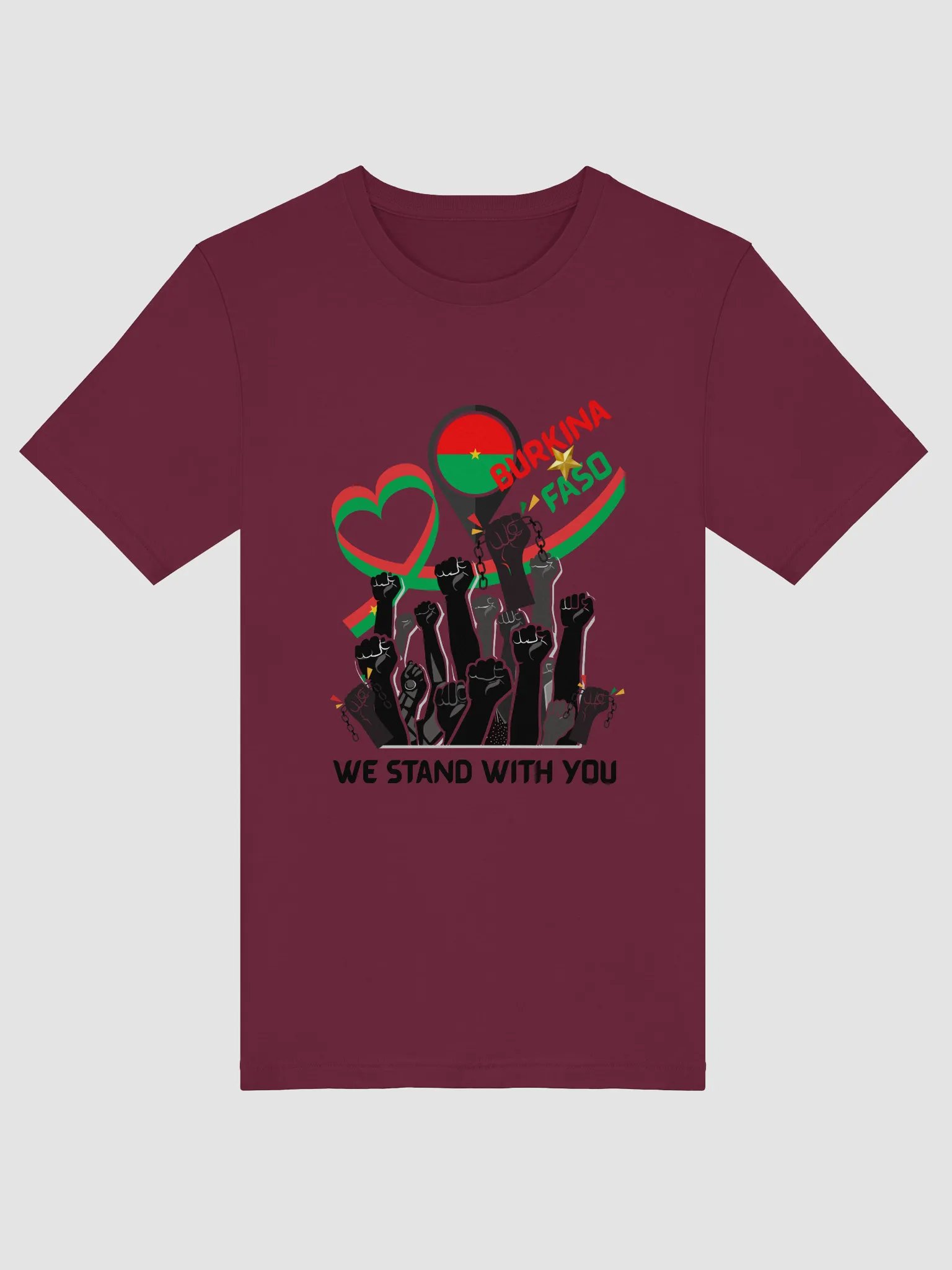 Women's T-Shirt Burkina Faso We Stand With You product image (5)