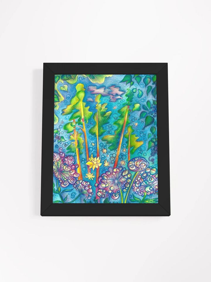 Vibrant Ayous Wood Framed Matte Poster product image (2)