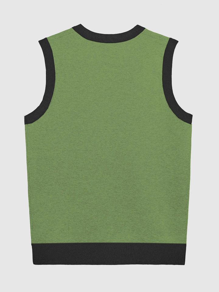 M-Branded Jacquard Knit V-Neck Vest product image (2)