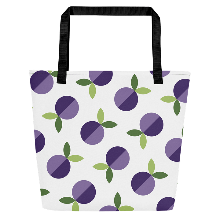 Vibrant Circles and Leaves All-Over Print Tote Bag product image (1)