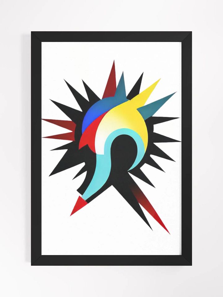Cyber Punk Energetic Abstract Art Print product image (2)