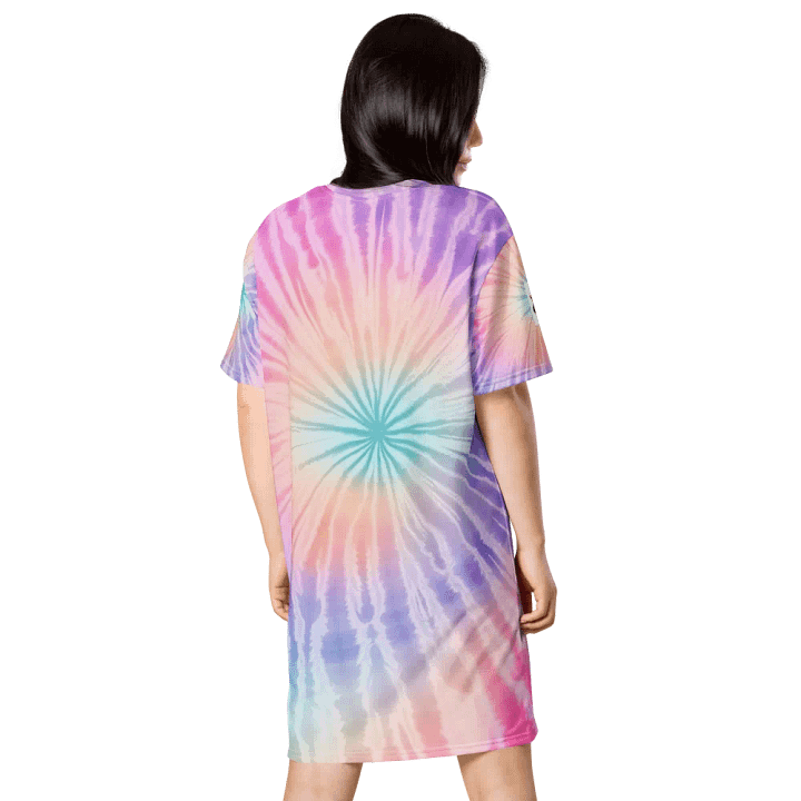 Pastel Radiance Tie-Dye T-Shirt Dress product image (2)