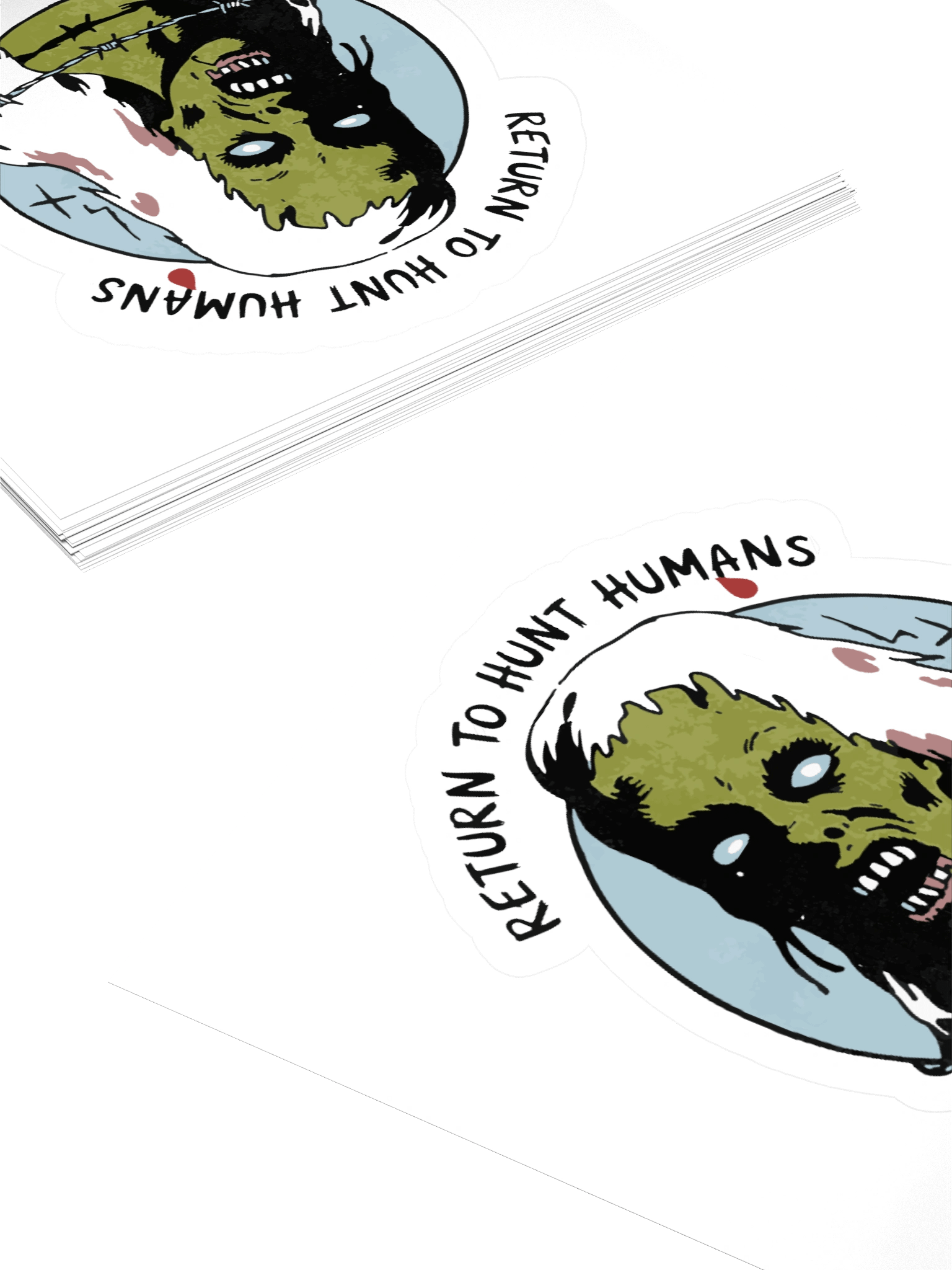 Mystic Glamour Zombie Kiss Cut Stickers product image (10)