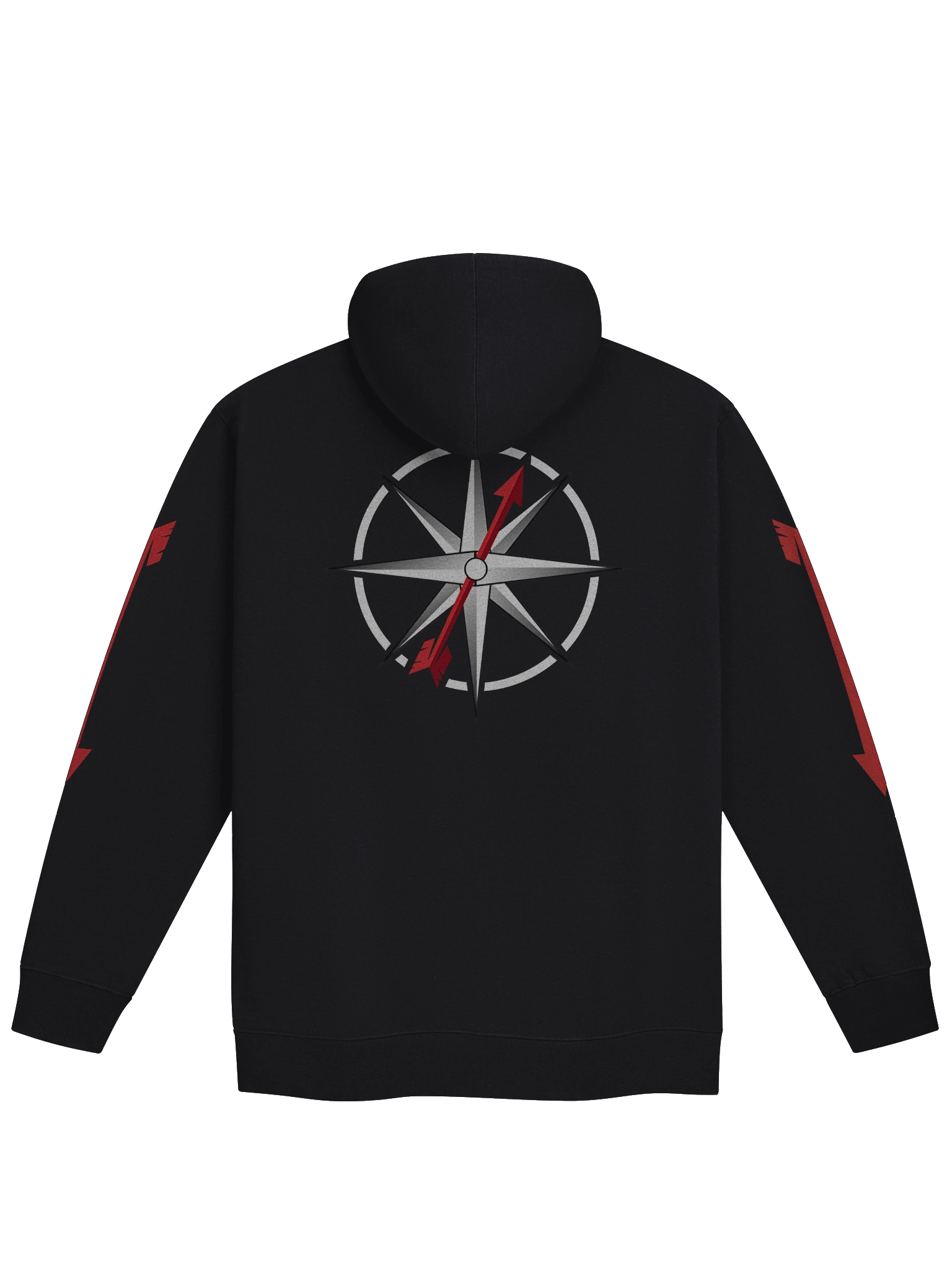 The Compass Arrow Zip Hoodie – Adventure, Up the Sleeve product image (6)