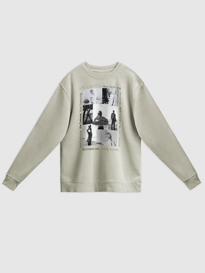 Kim Taehyung Unisex Independing Trading Co. PigmentDyed Sweatshirt product image (1)