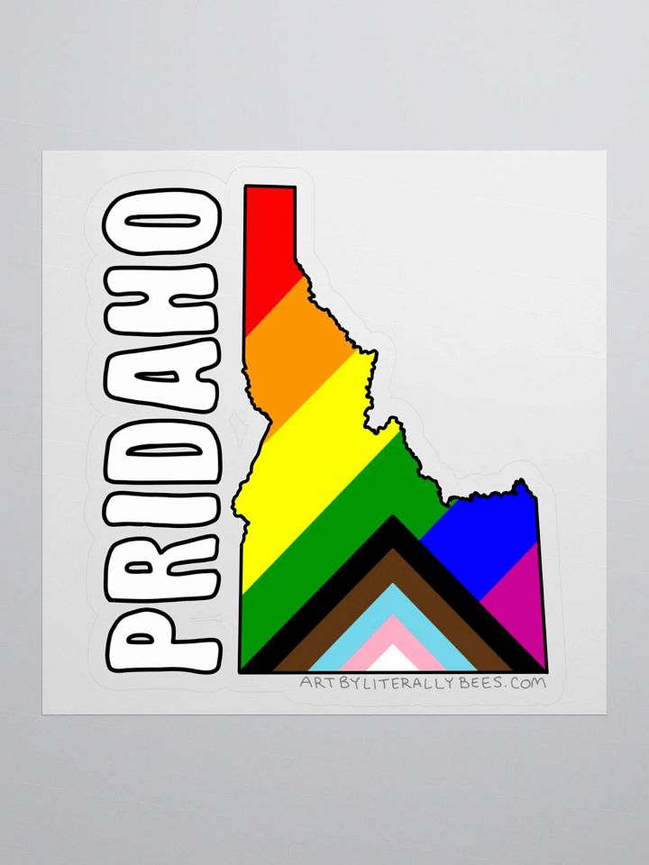PRIDAHO Rainbow Pride Stickers product image (3)