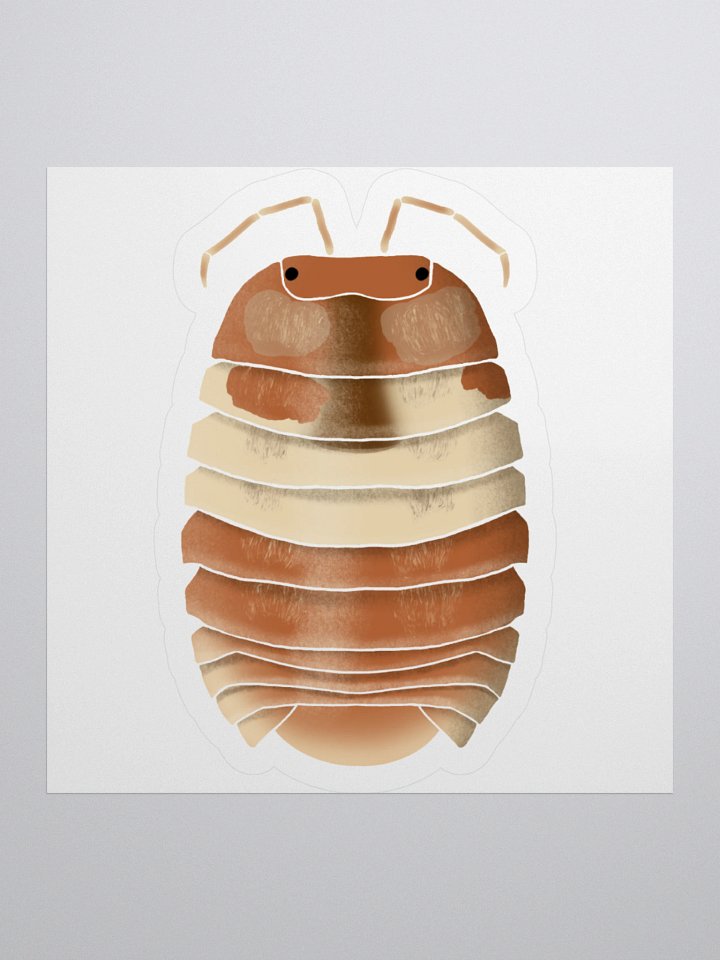 Red Panda Isopod Sticker product image (2)