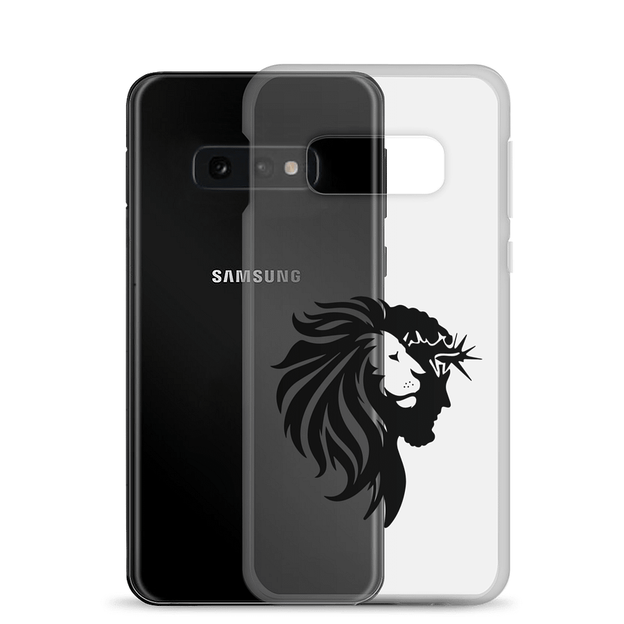 Sleek Matte Black Samsung® Clear Case product image (24)