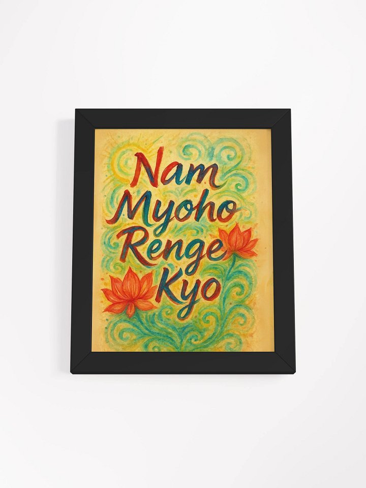 Vibrant Nichiren Buddhism Wall Art for Home or Altar product image (1)