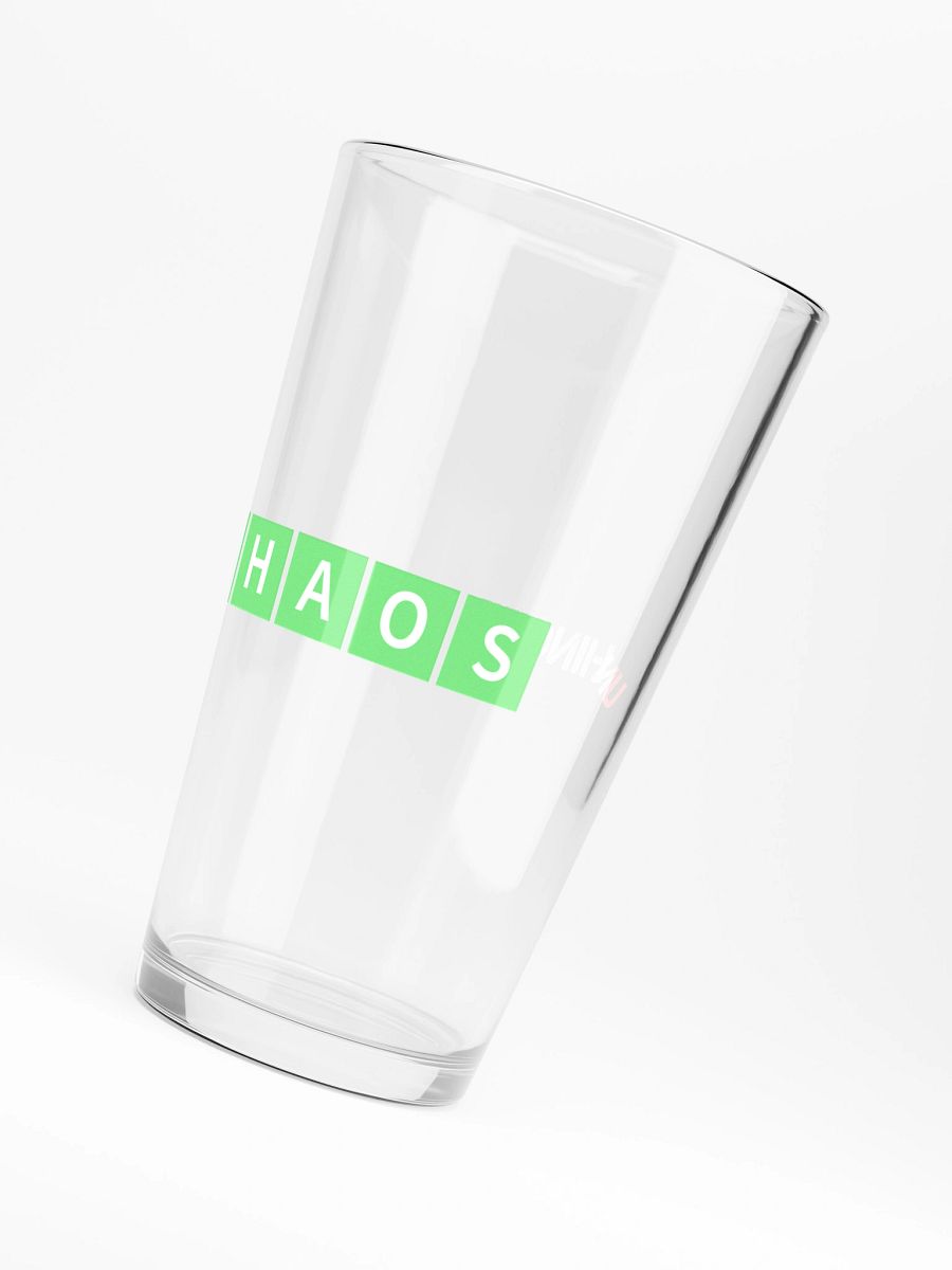 Chaos Pint Glass product image (6)