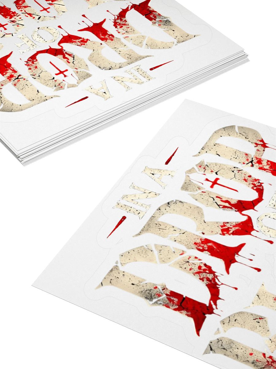 "In a Drop of Blood" Sticker product image (11)