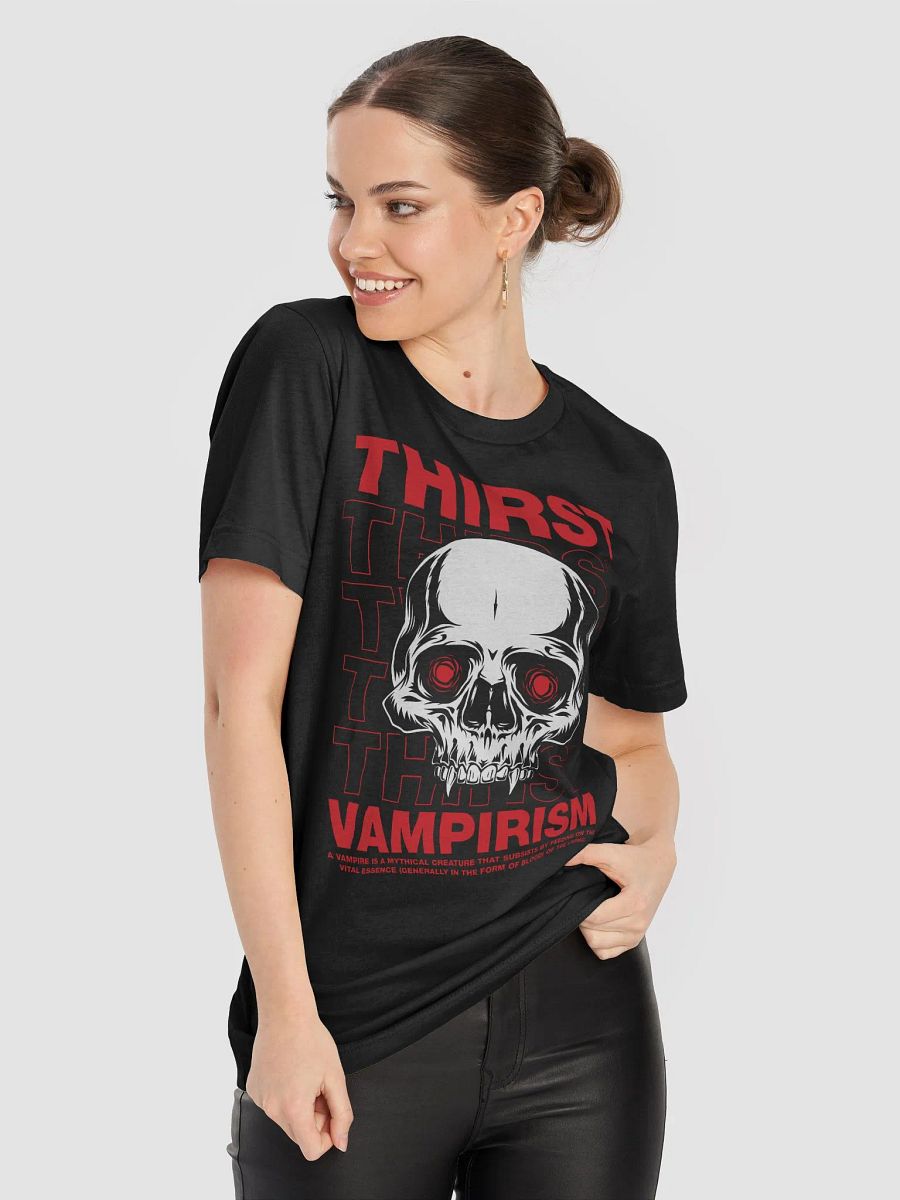 Gothic Horror Vampire Skull T-Shirt – Retro Streetwear product image (5)