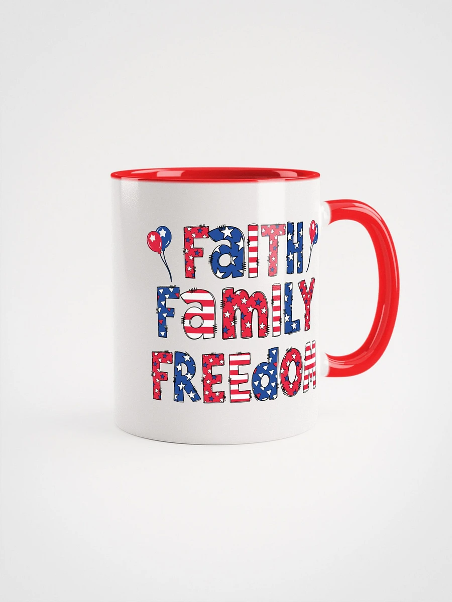 Faith, Family, Freedom Patriotic Mug product image (4)