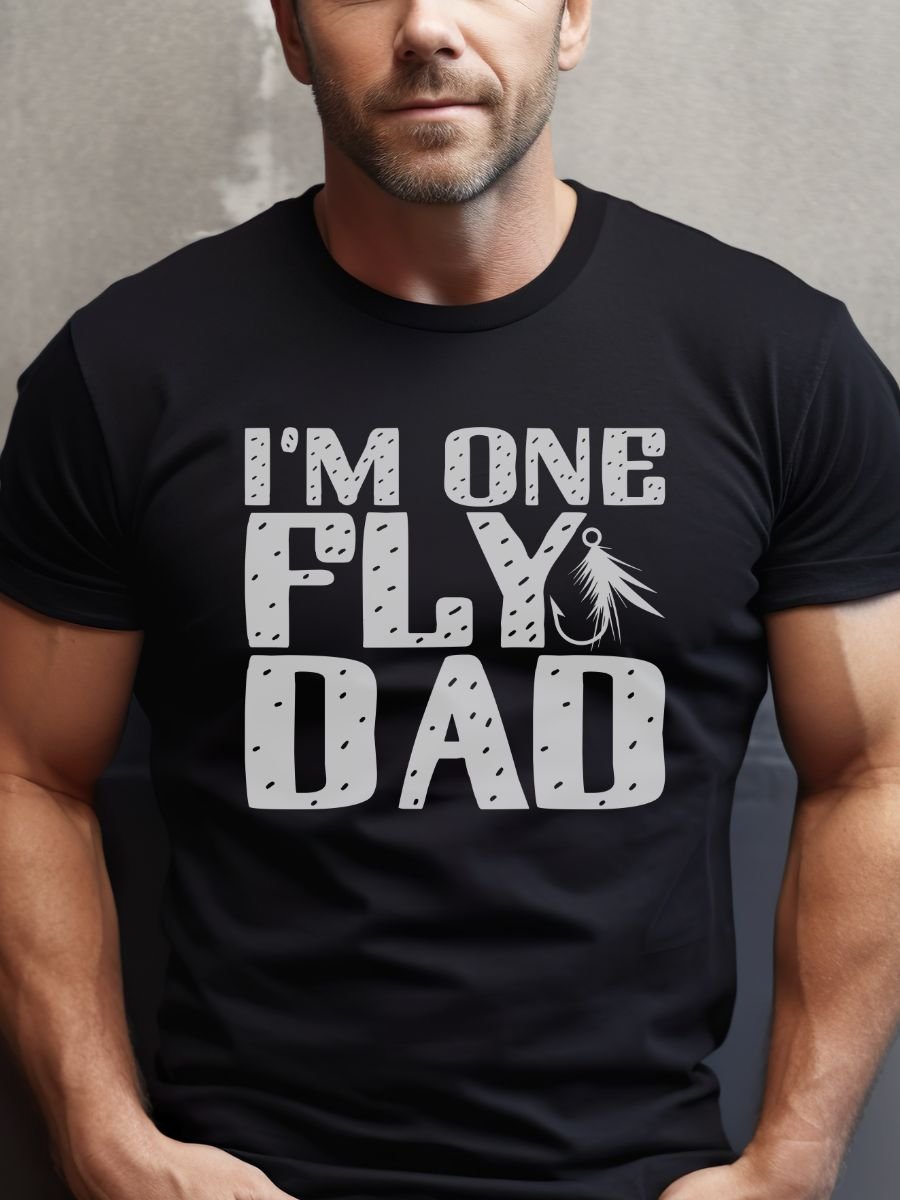 I'm One Fly Dad Gildan 64000 Unisex Tshirt product image (1)