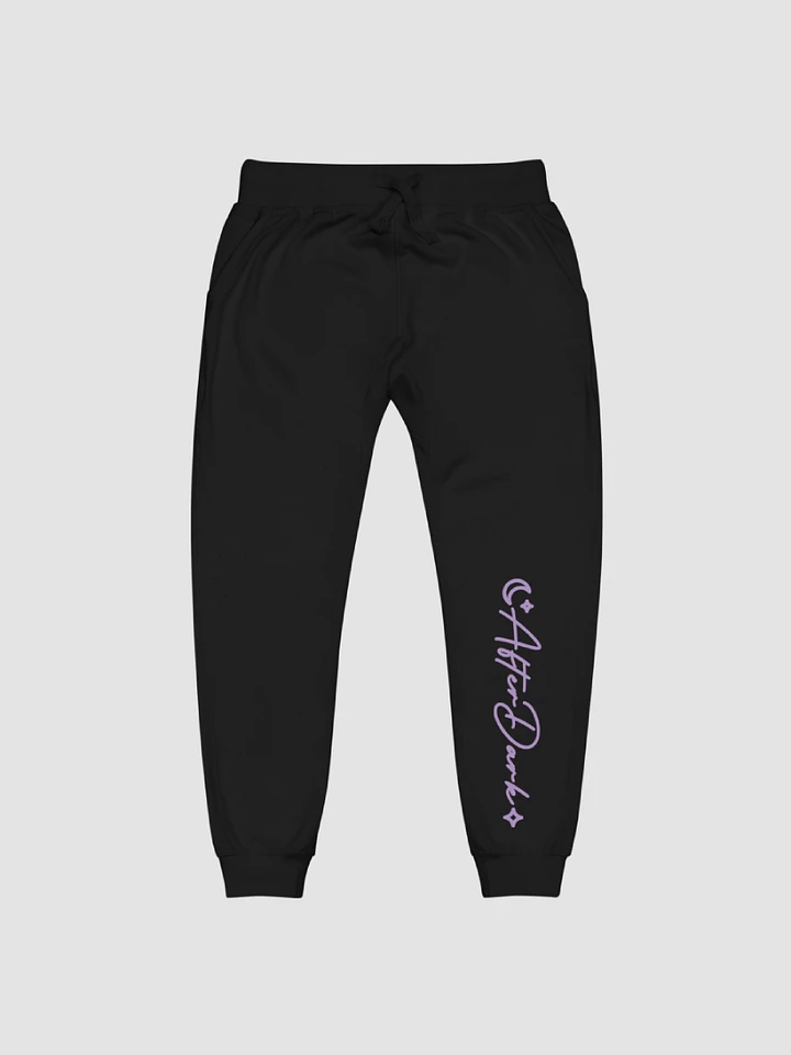 AfterDark Unisex Fleece Sweatpants - Purple Font (Multiple Colors Available) product image (1)