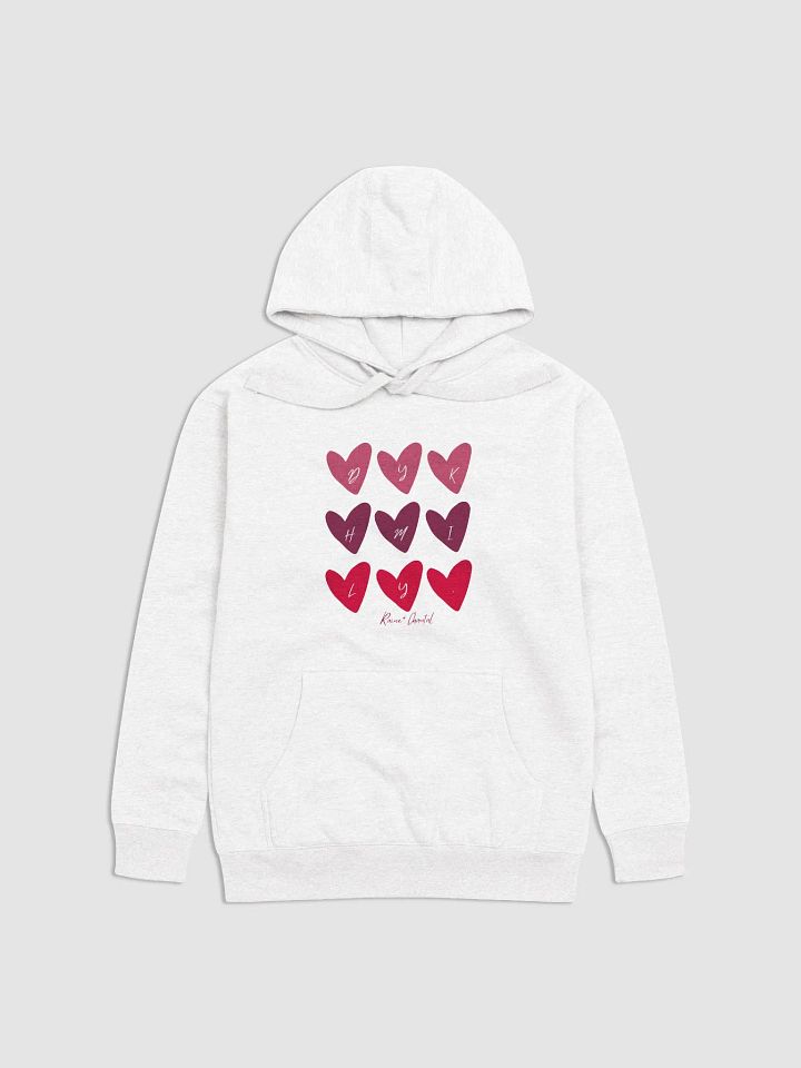 VDAY DYKHMILY HEARTS HOODIE product image (1)