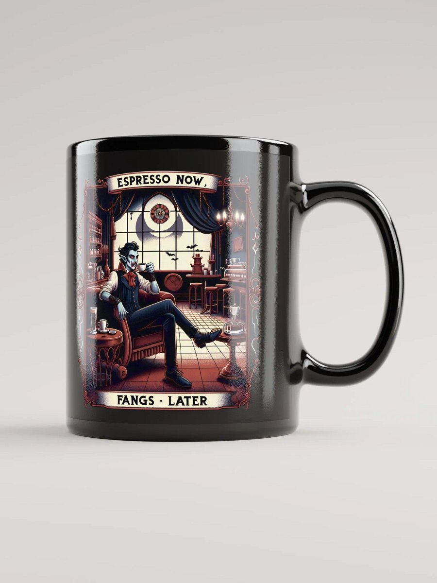 Espresso Now, Fangs Later - Vampire -Espresso- Mug. product image (3)
