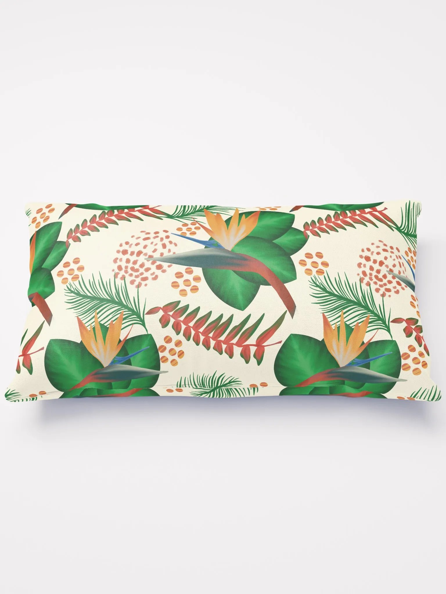 El Yunque Tropical Rainforest Beige Pillow product image (1)